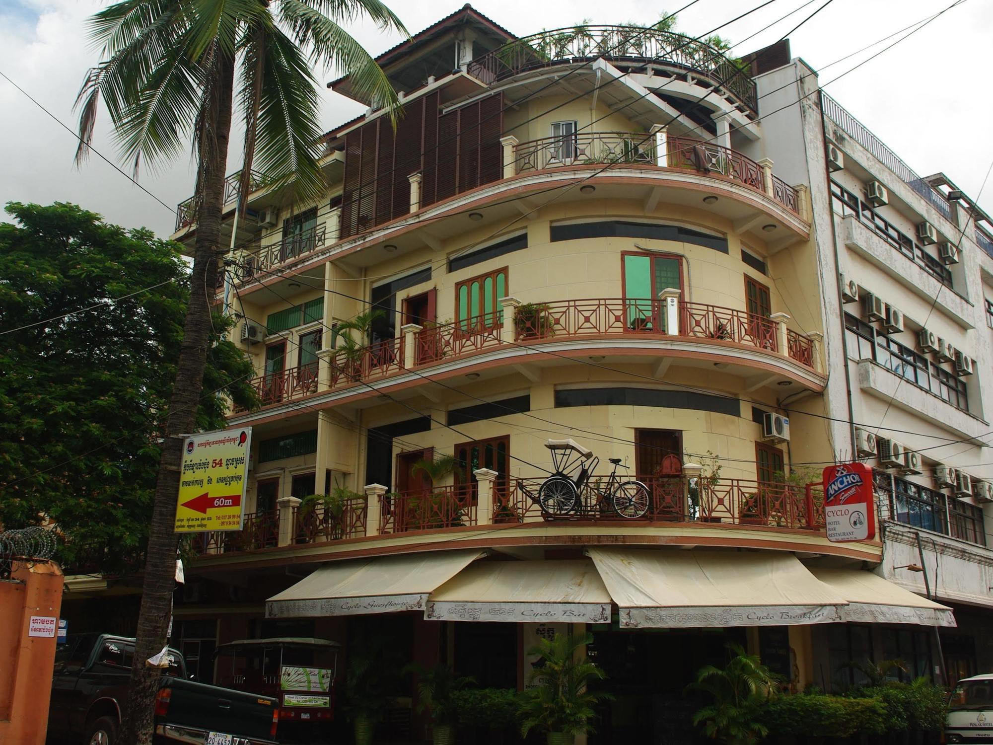 Cyclo Hotel-Bar-Restaurant Phnompenh Exteriér fotografie